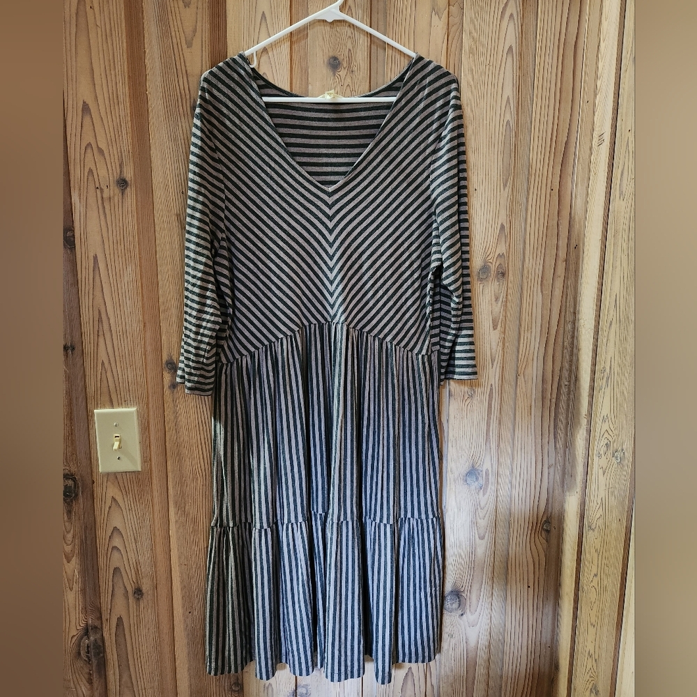 Flowy striped dress